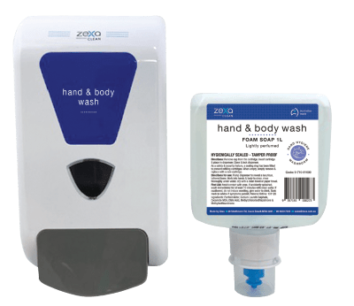 Zexa hand and body wash cartridge, plate 1L